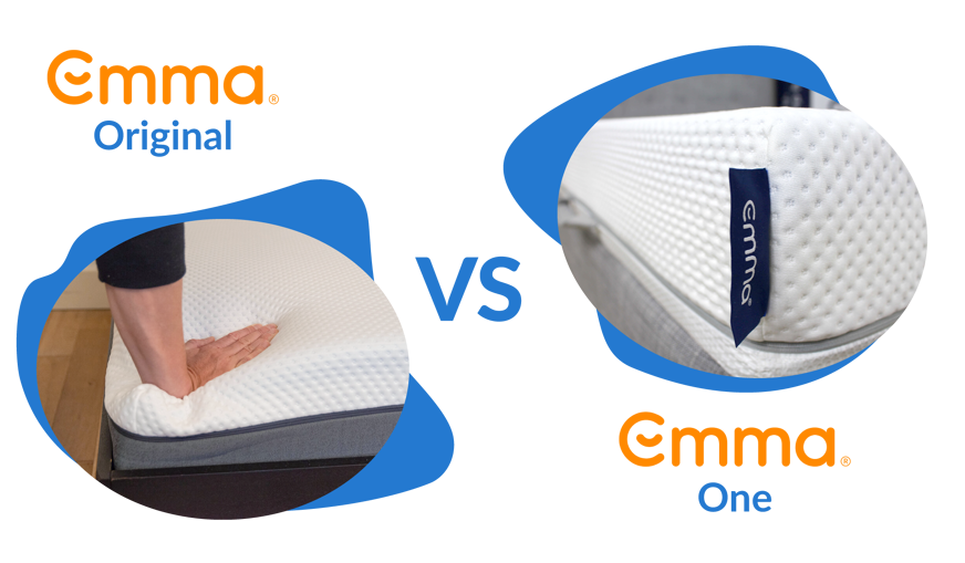 ilustração de comparação entre o emma one e o emma original